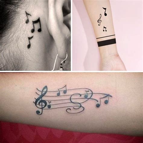 tatuajes de notas musicales y su significado|15 tatuajes de notas musicales que querrás hacerte y。